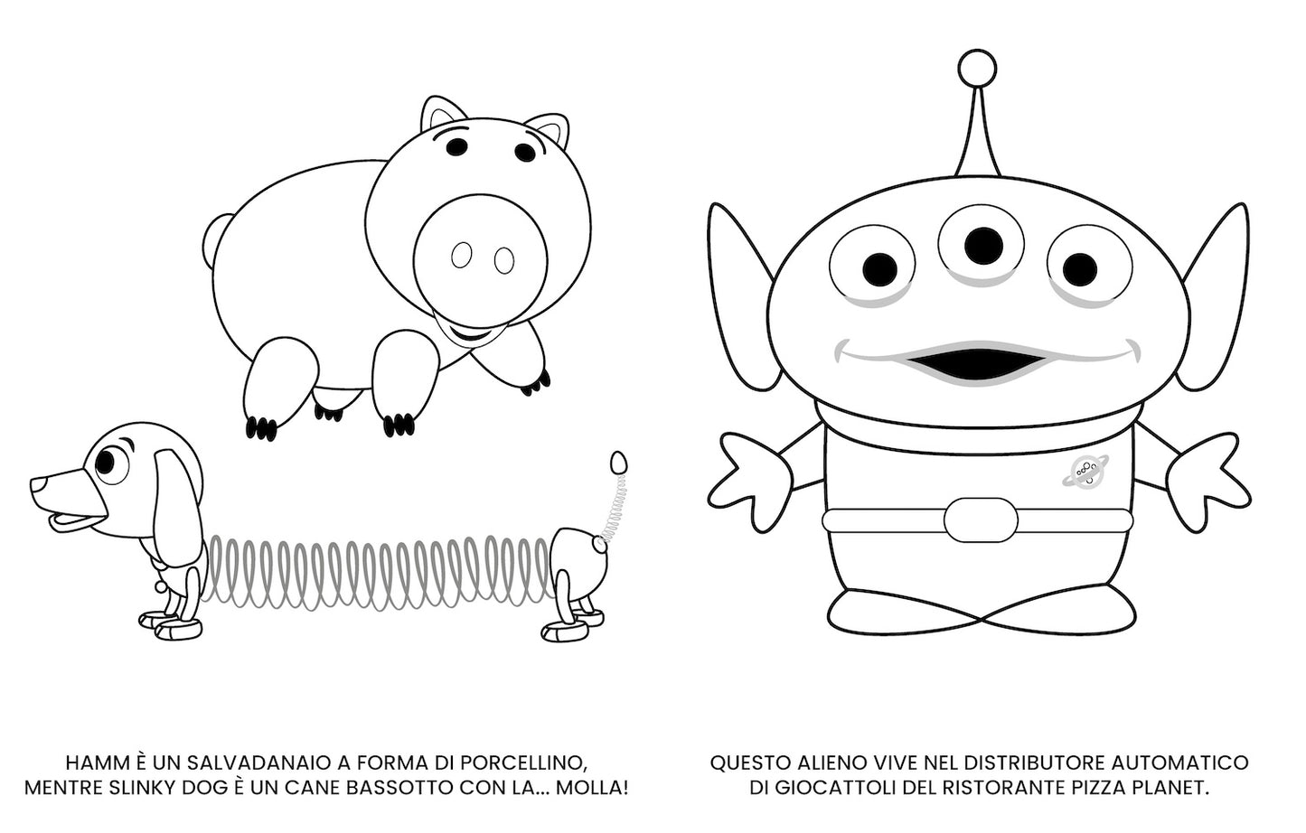 Toy Story Mini Staccattacca e colora Cute Stickers. Più di 60 adesivi