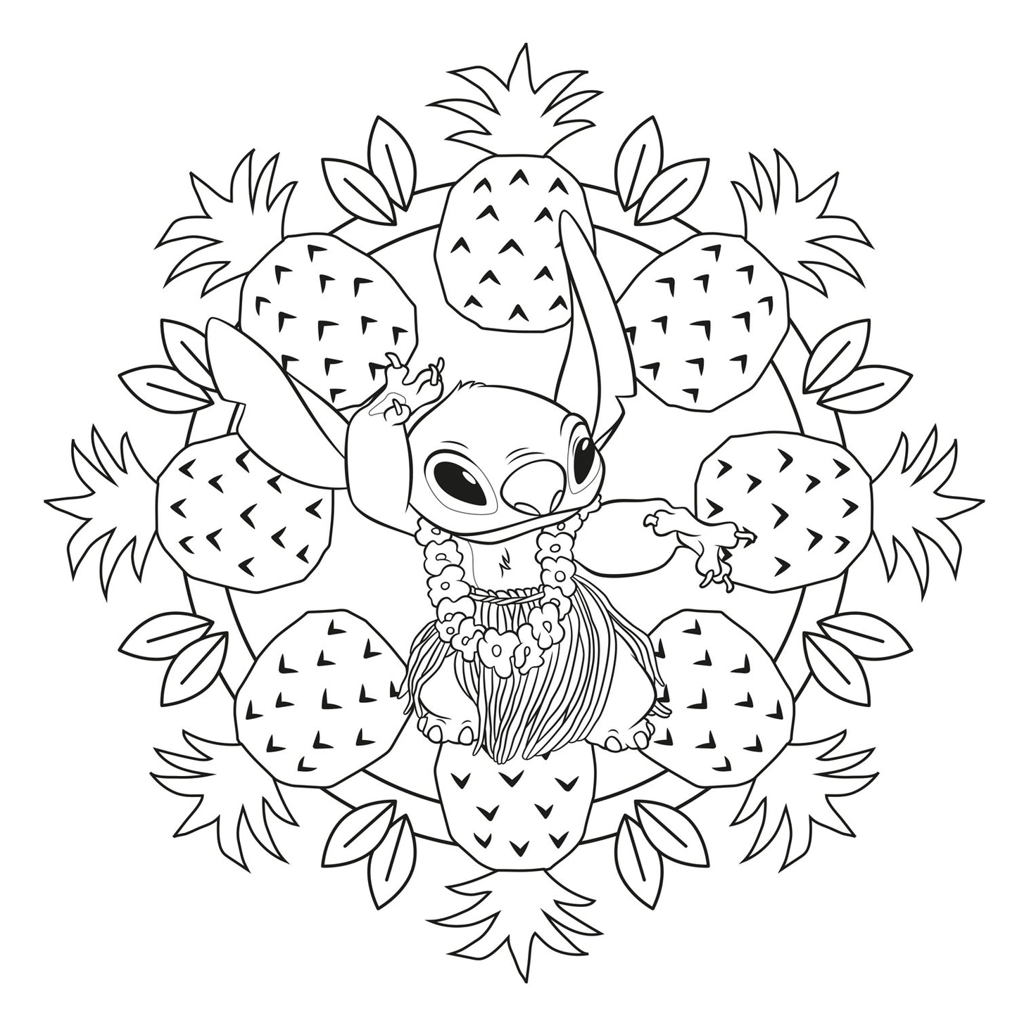 Mandala Disney Stitch