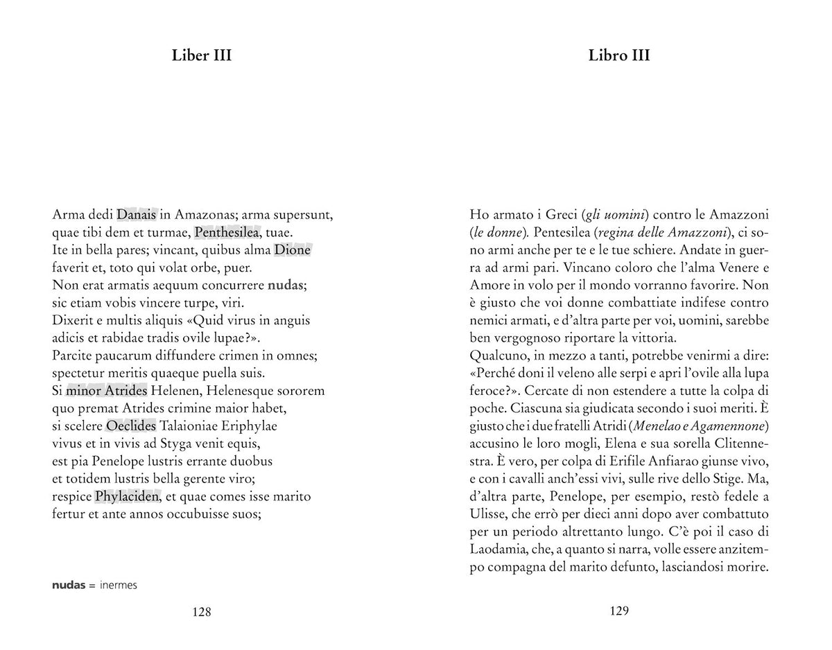 Ars Amatoria - L'arte di amare. Con testo latino a fronte e note linguistiche