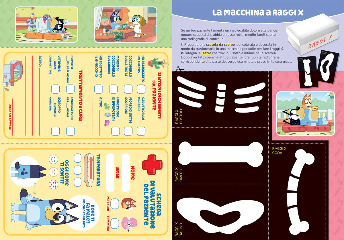Bluey. Crea con Bluey + Il fantastico set del dottore