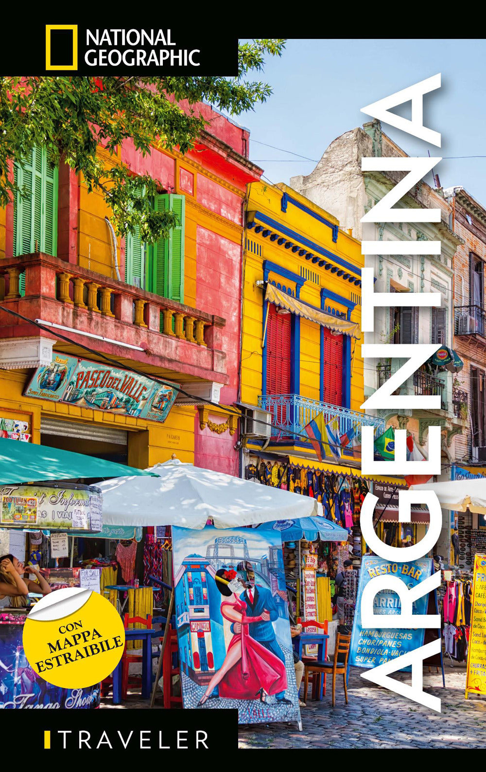 Argentina. Traveler con mappa