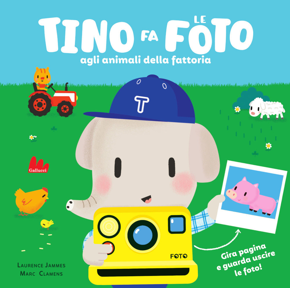 Tino fa le foto agli animali della fattoria