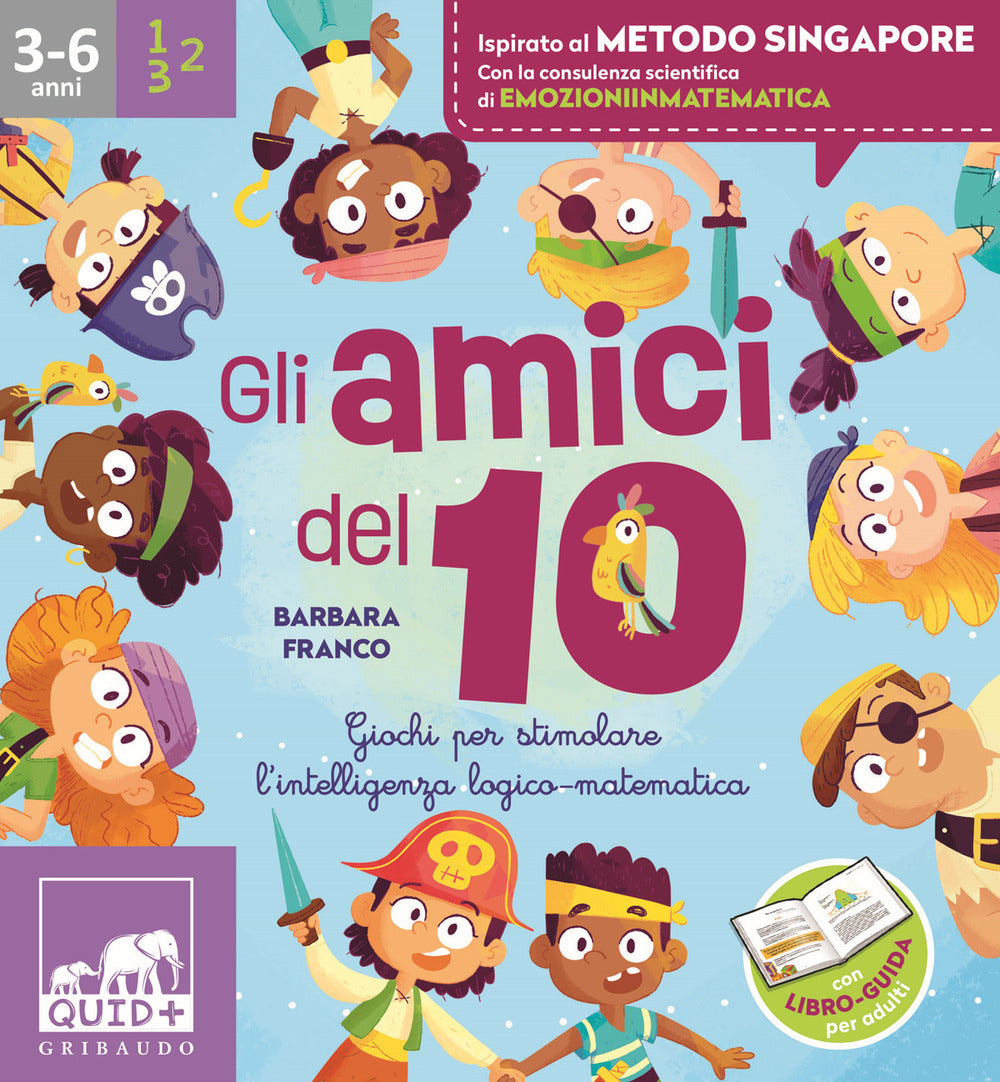 Gli amici del 10. Ediz. a colori. Con 2 dadi da montare. Con puzzle calcolatore. Con 40 Carte.