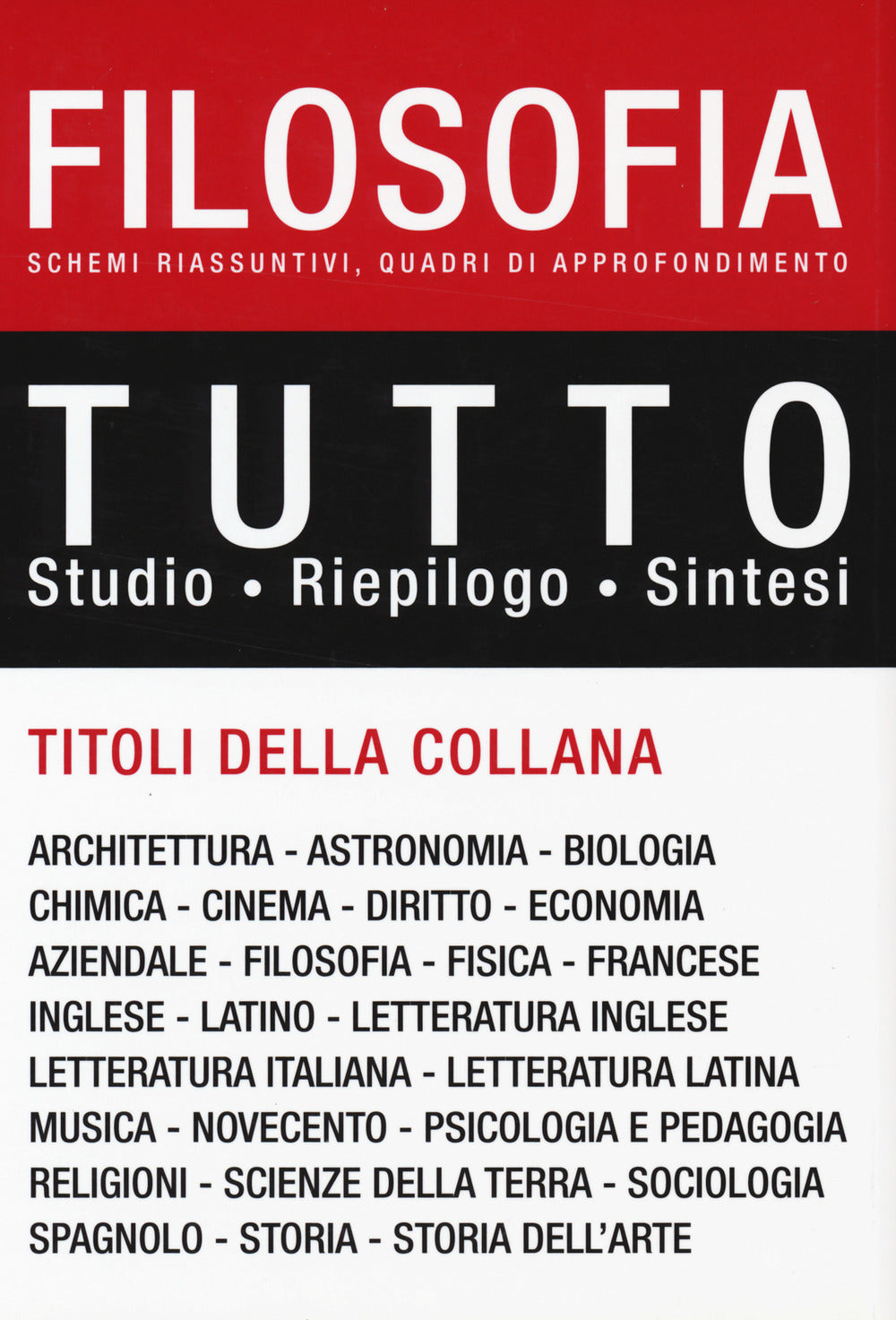 Tutto filosofia.