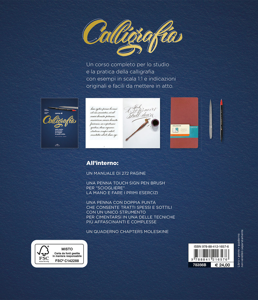 Corso di Calligrafia . dalla matita al pennello un viaggio in punta sottile - storia, tecniche, alfabeti