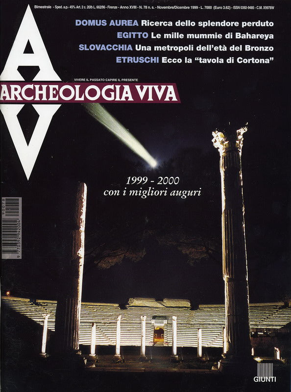 Archeologia Viva n. 78 - novembre/dicembre 1999. Rivista bimestrale