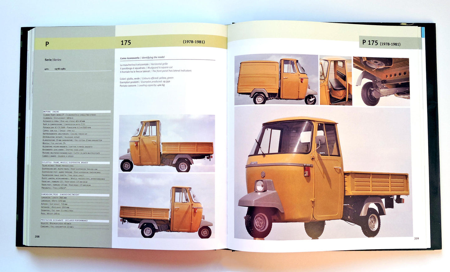 Ape Piaggio. 70 anni/Years
