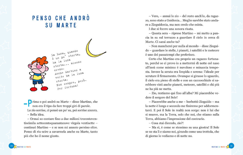 Martino su Marte. Da grande farò l'astronauta