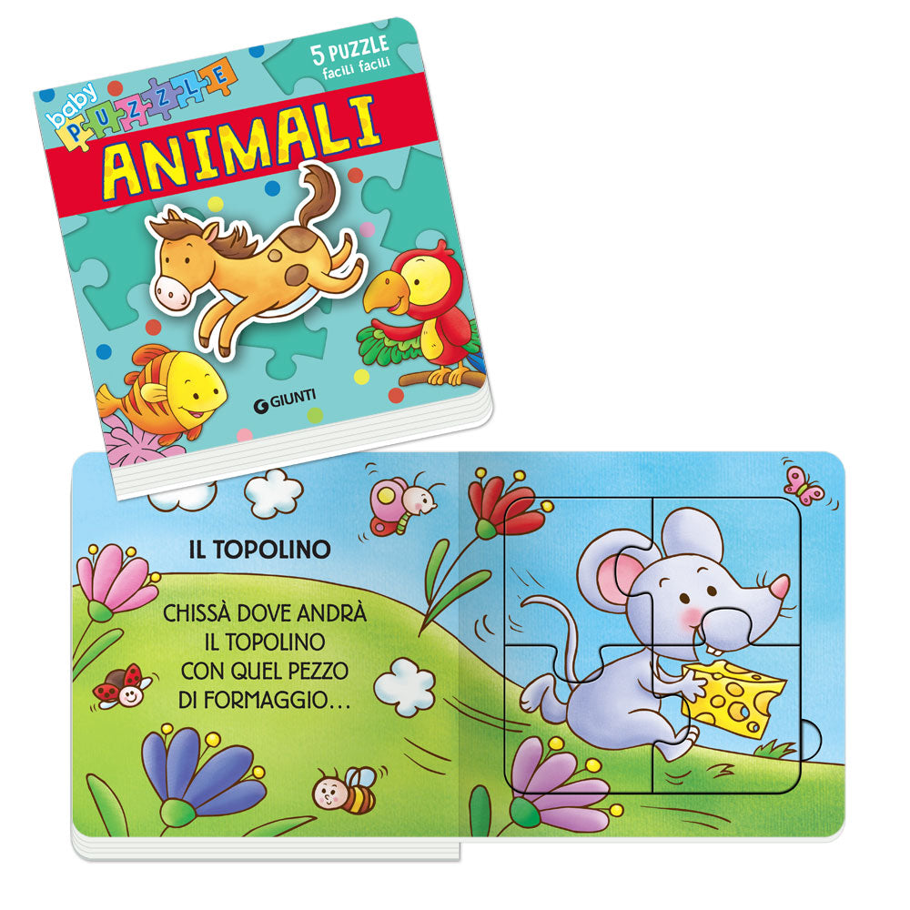 Animali. 5 puzzle facili facili