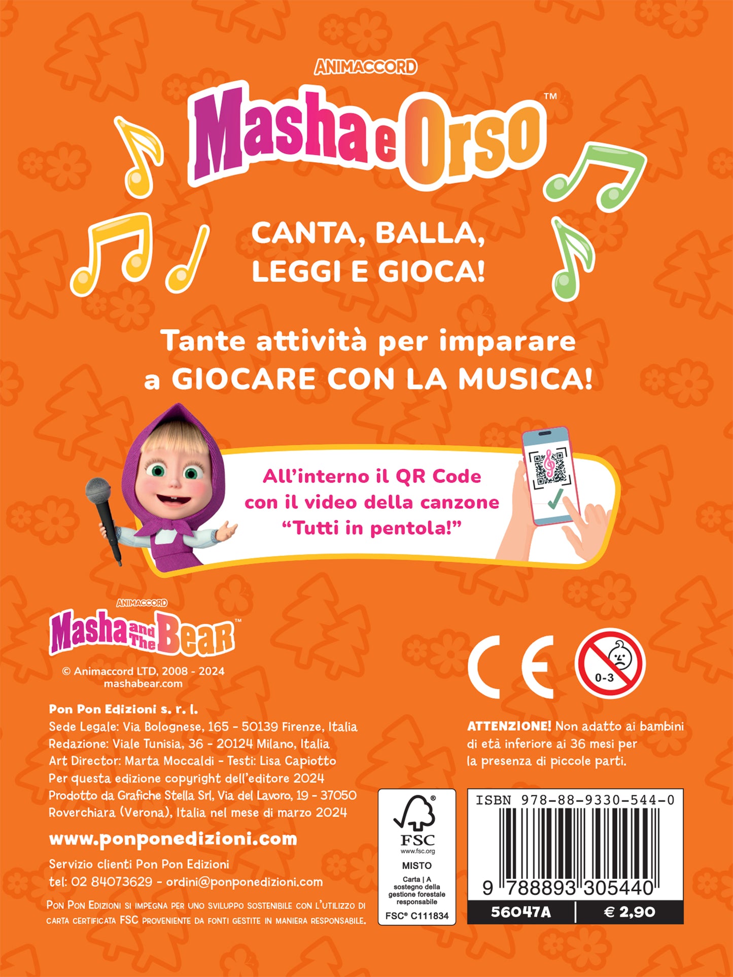 Canta con Masha. Tutti in pentola!