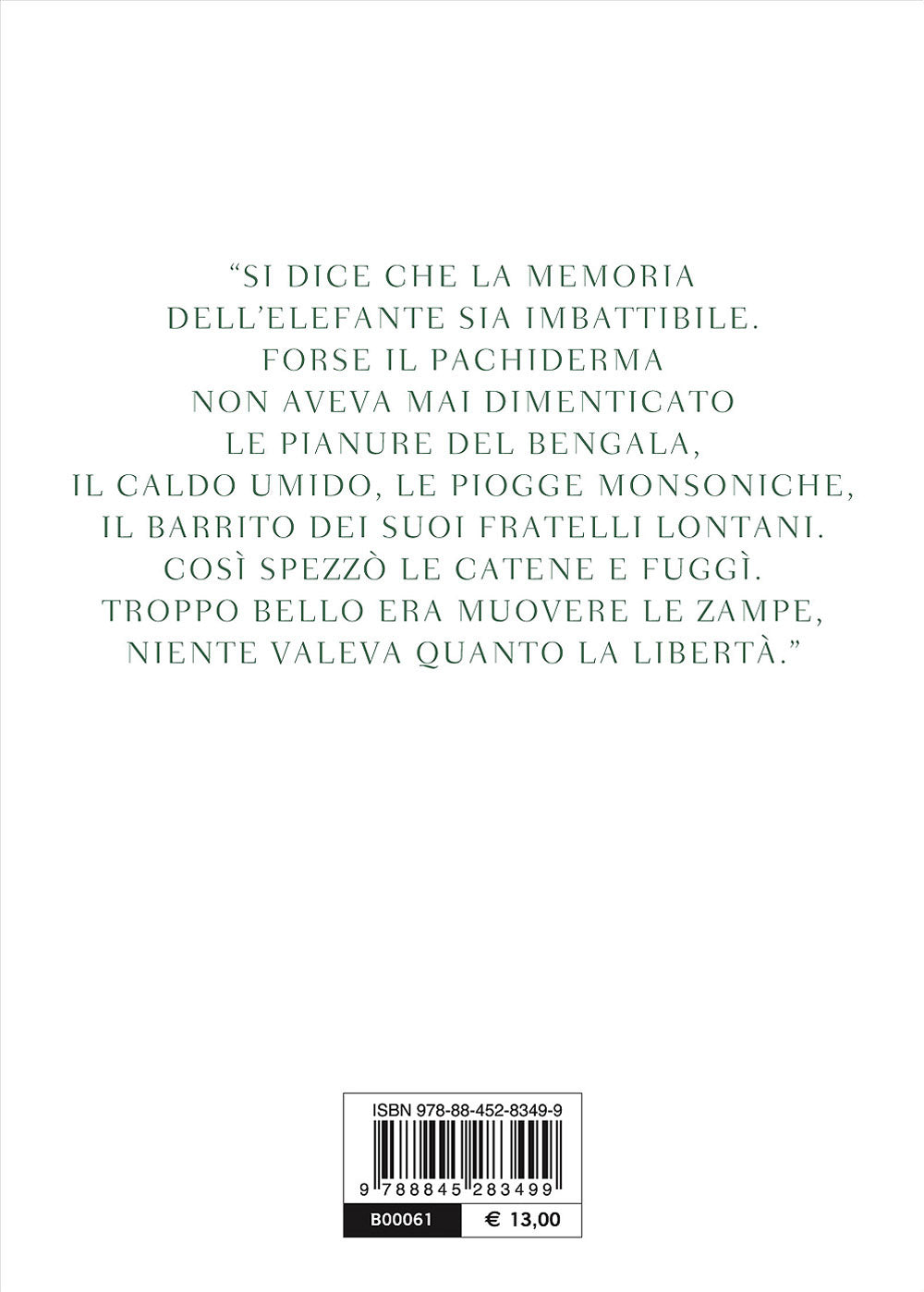 L’elefante di Napoleone. Un animale che voleva essere libero