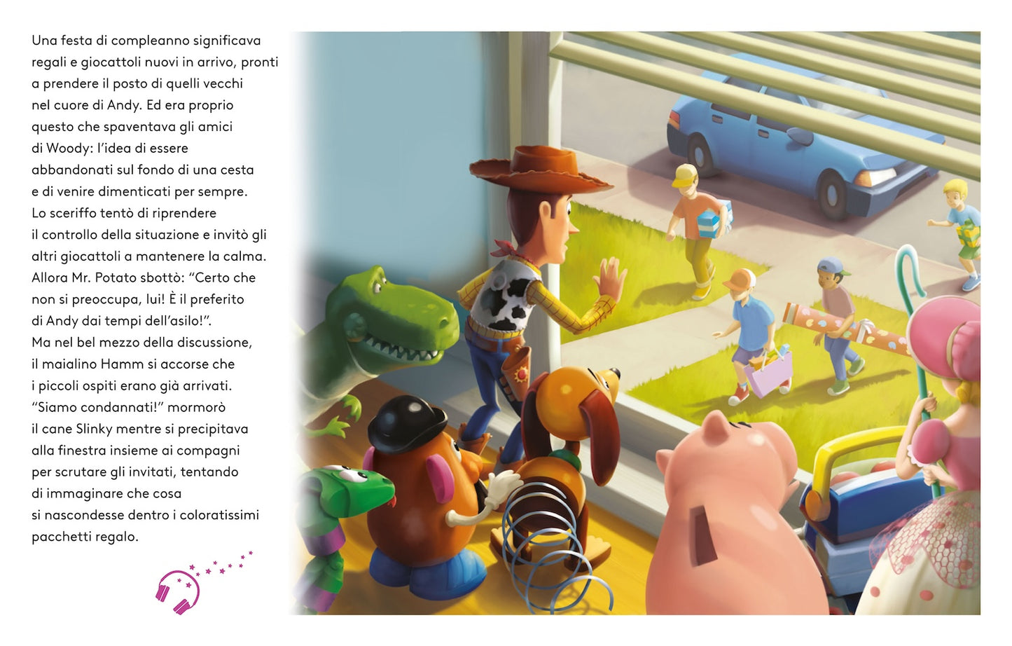 Toy Story Leggi e ascolta con QR Code. Inquadra il Qr code e ascolta