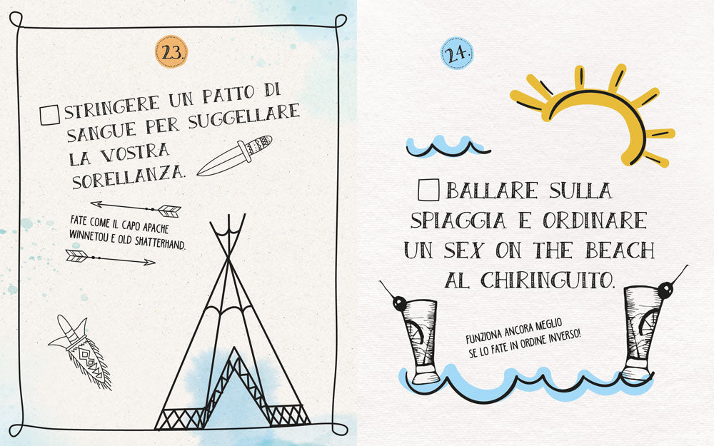 150 cose da fare con la tua migliore amica. Bucket list