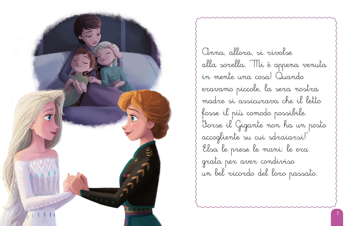 Frozen Leggo in corsivo Il gigante senza sonno. Per primi lettori