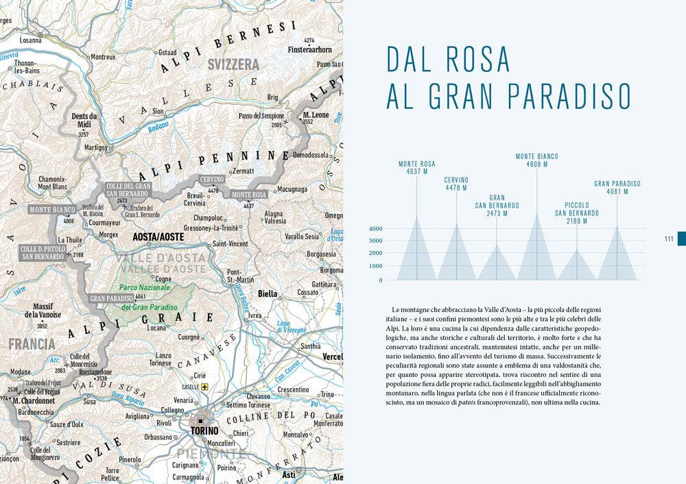 La cucina di montagna. Viaggio dal Friuli Venezia Giulia alla Sardegna attraverso paesaggi unici e cibi da scoprire