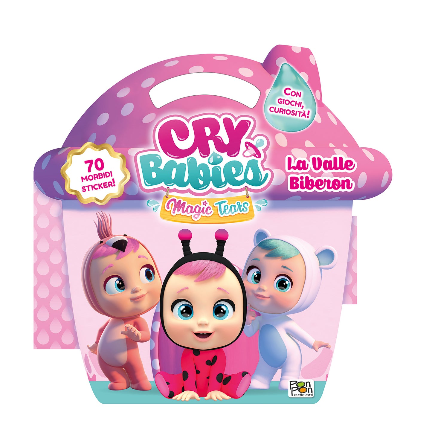 Cry Babies. La valle biberon. Puffy sticker