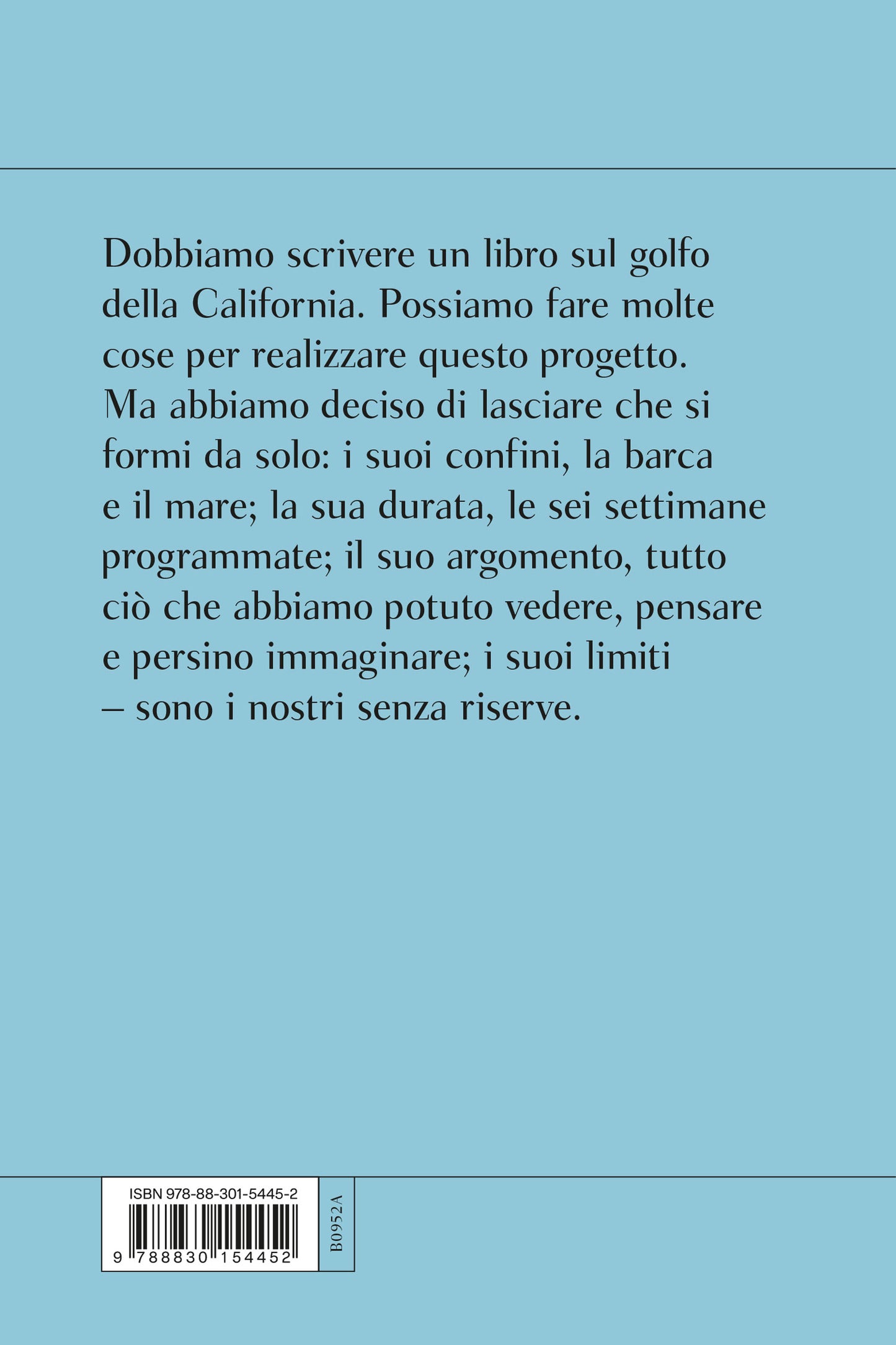 Diario di bordo del mare di Cortez