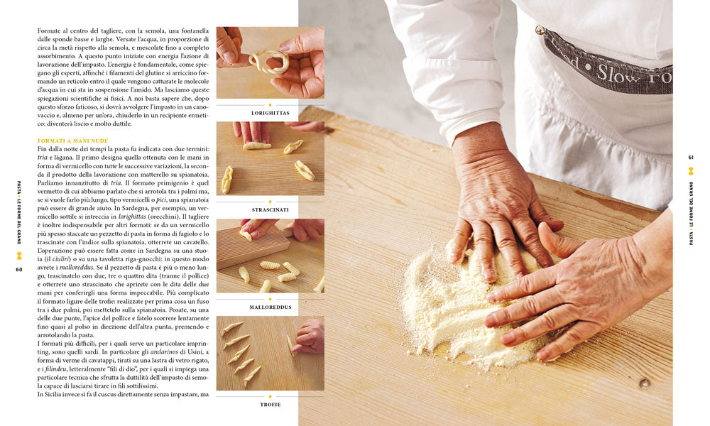 Pasta. Le forme del grano . Le forme del grano