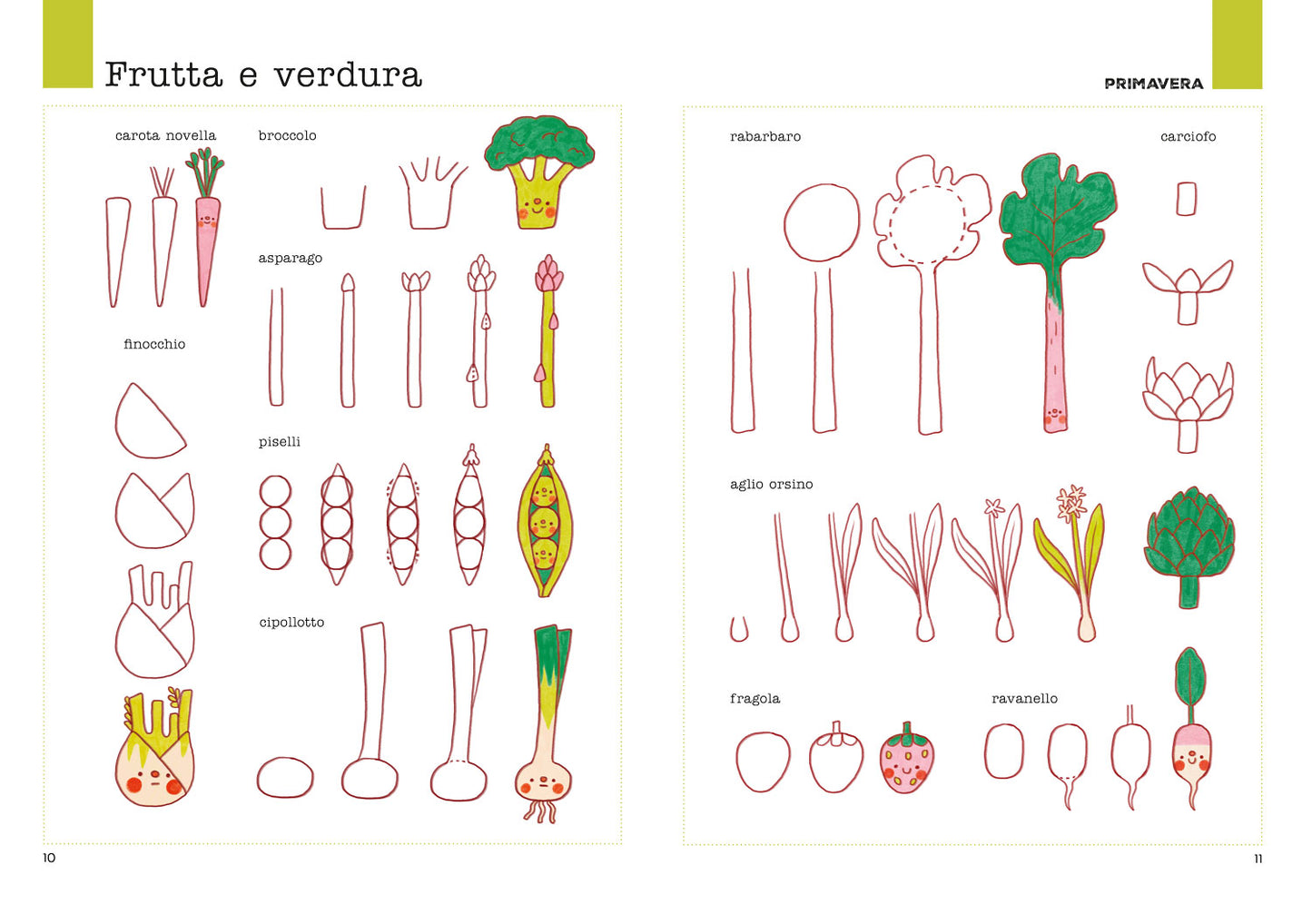 Disegna tutto. Step by step