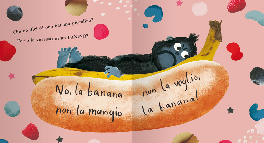 No, non mangio la banana!