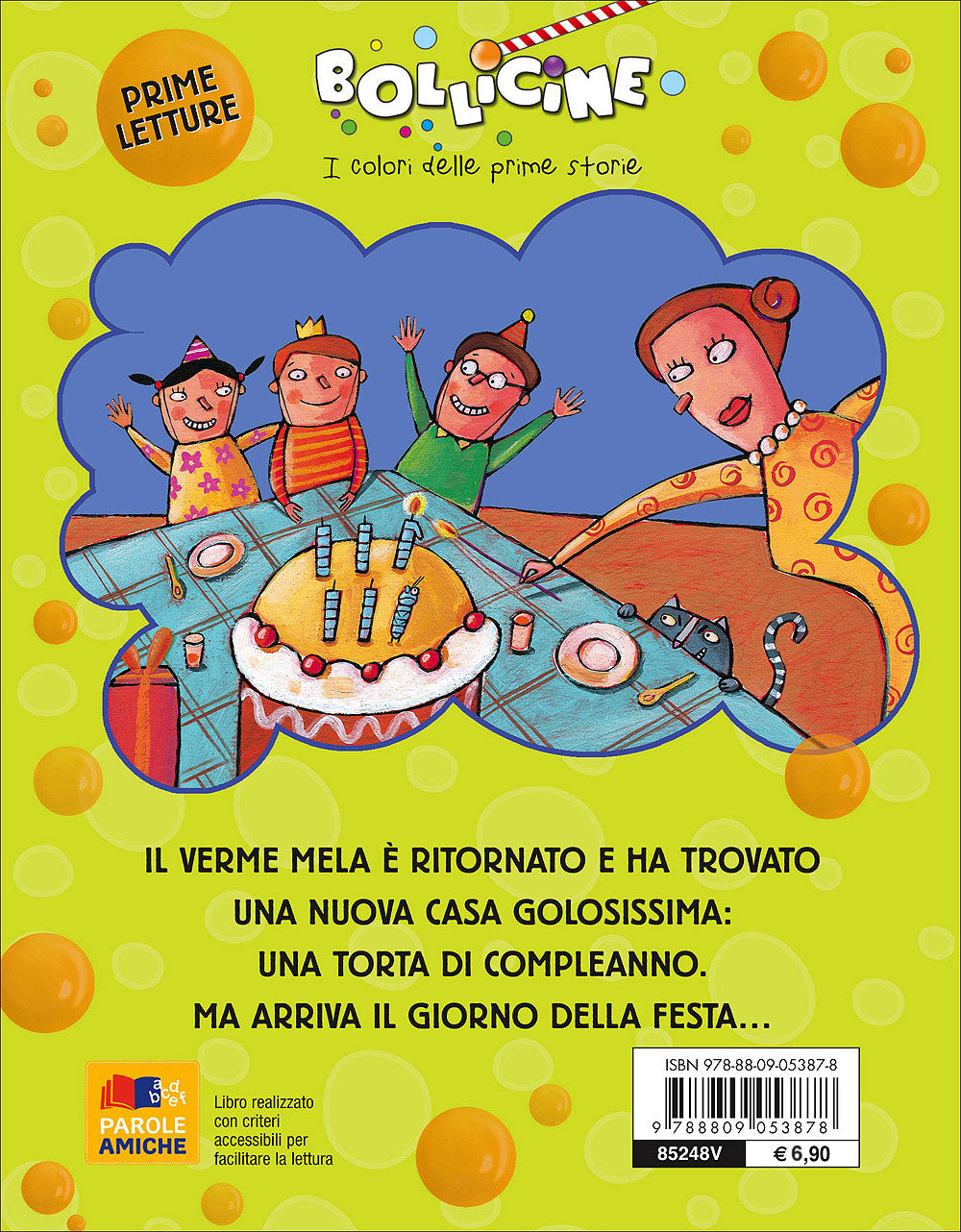 Buon compleanno con il Verme Mela