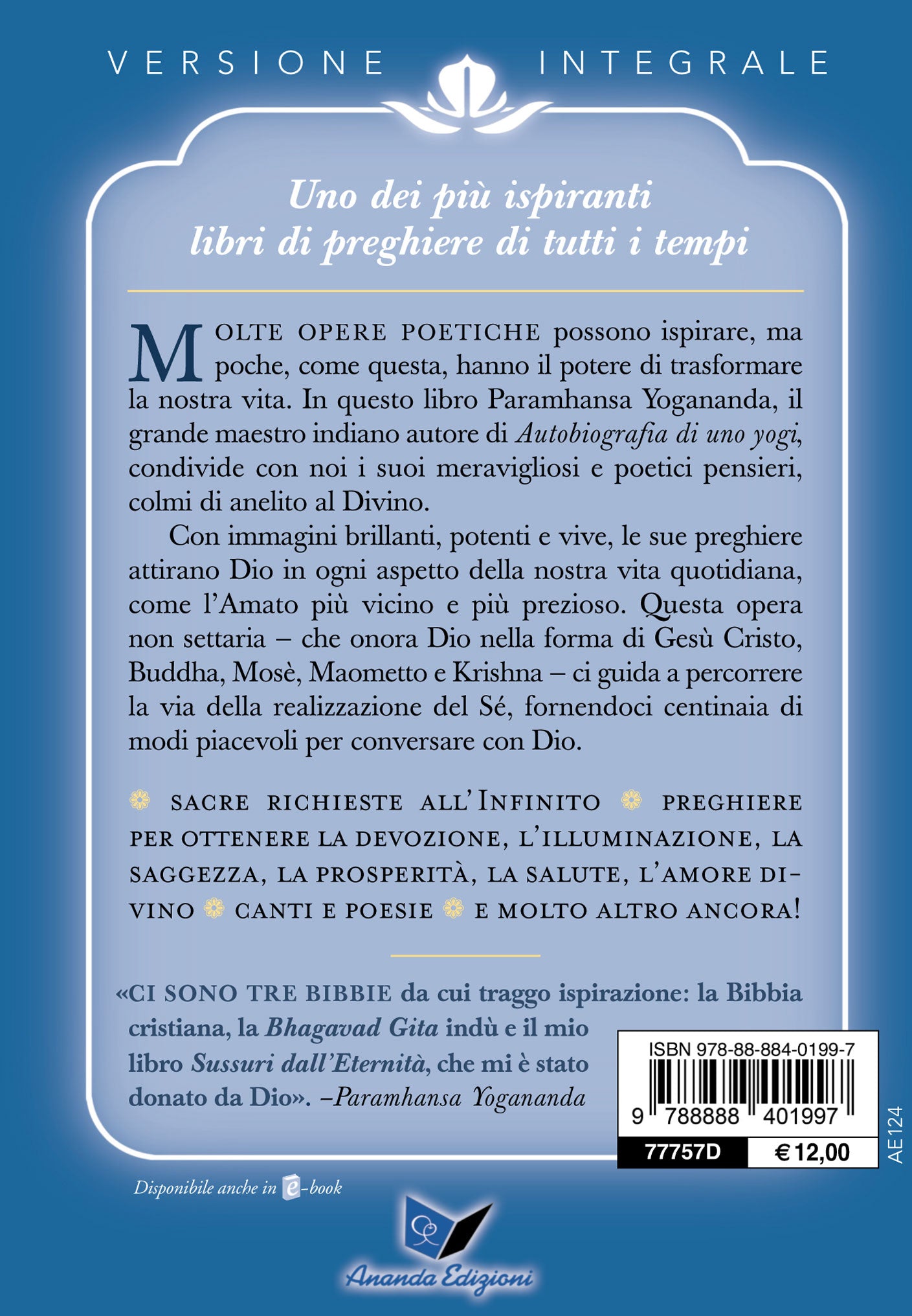 Sussurri dall'Eternità. Il libro delle preghiere esaudite - Versione Integrale