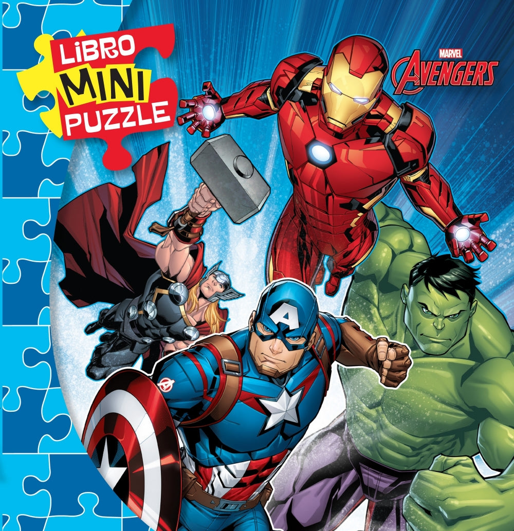 Libro Mini Puzzle - Avengers