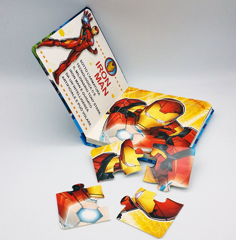 Libro Mini Puzzle - Avengers
