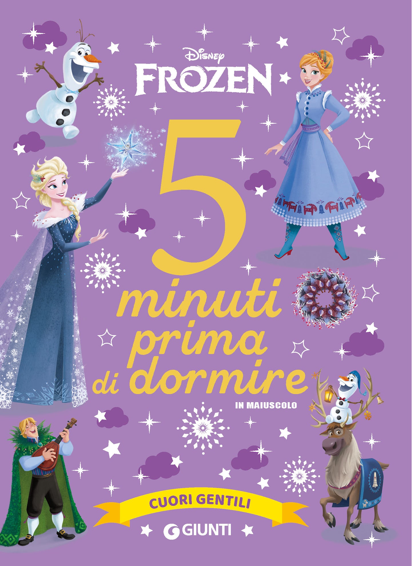 Frozen 5 minuti prima di dormire - in maiuscolo. Cuori gentili