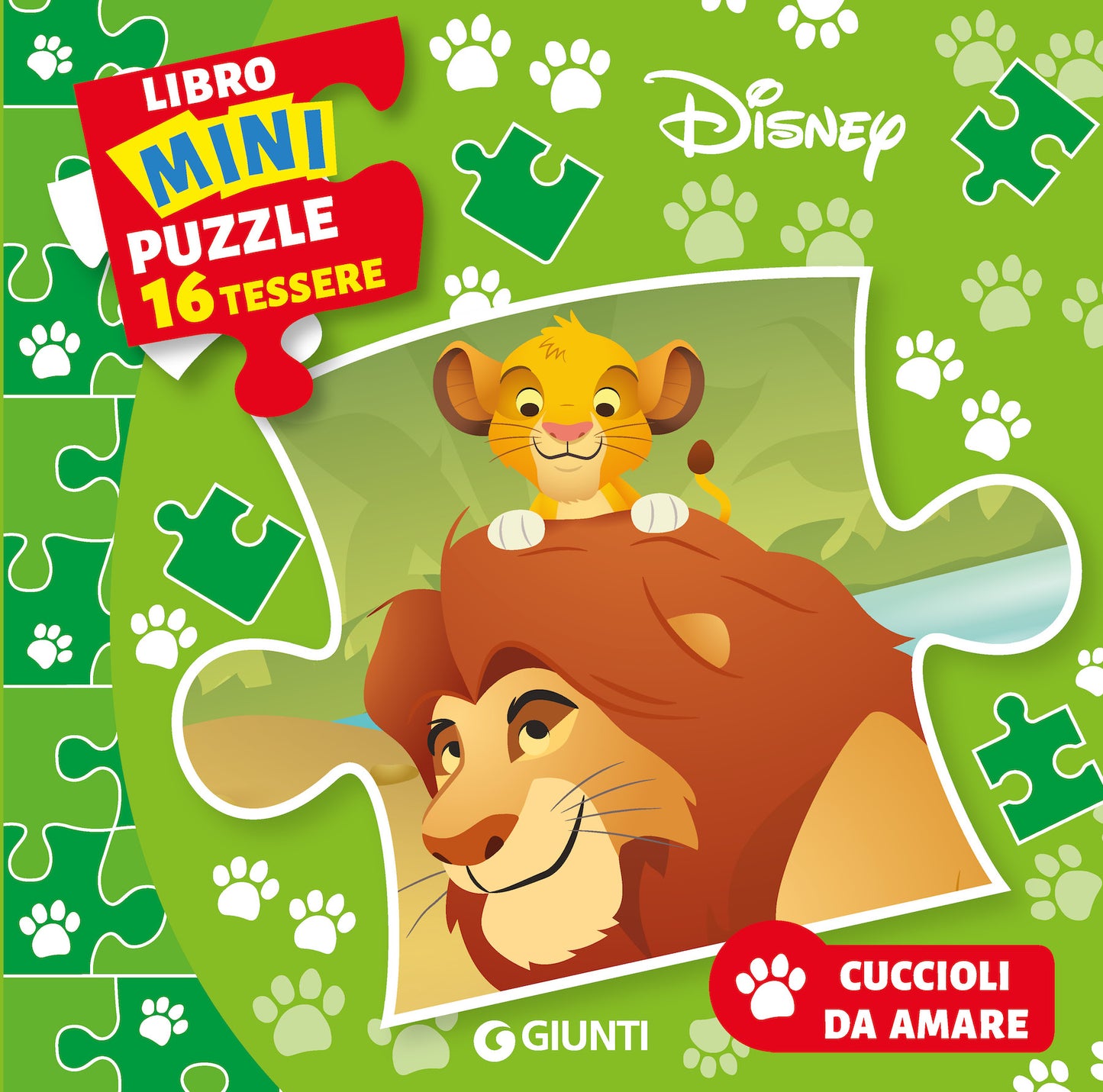 Cuccioli da amare Libro Mini Puzzle 16 tessere
