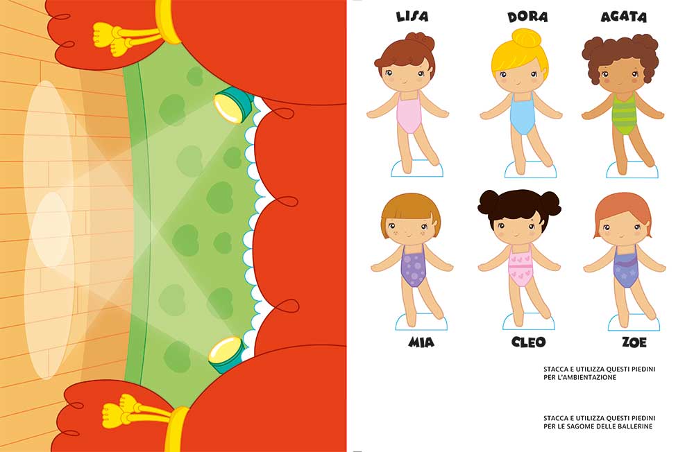 Superalbum delle ballerine. Stickers, pagine attive, sagome da staccare