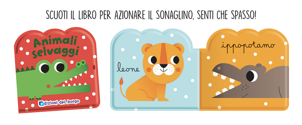 Libri bagno - Gli animali selvaggi. Tre divertenti libri bagno per giocare!