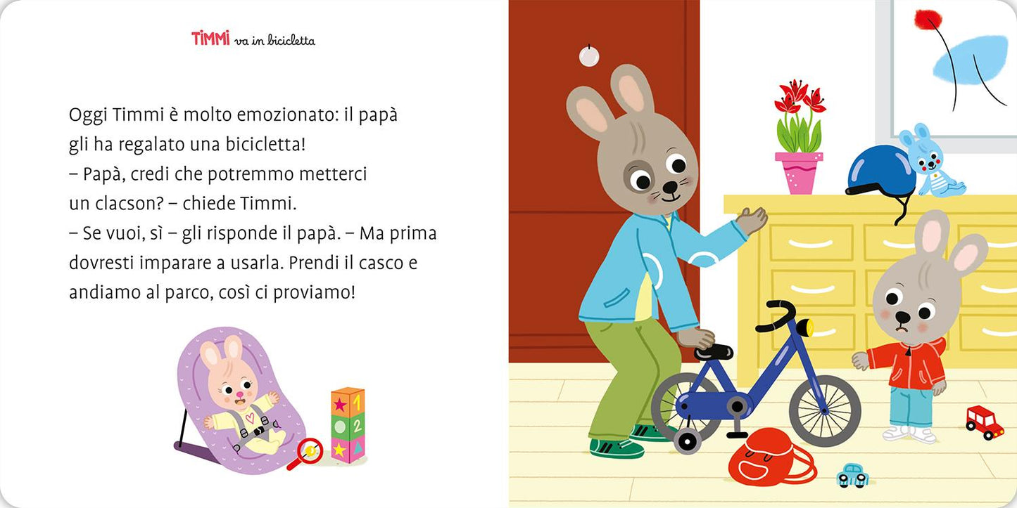 Timmi va in bicicletta