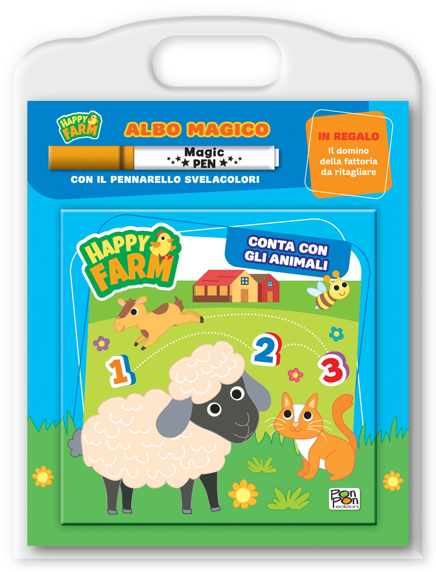 Albo magico. Happy Farm. Conta con gli animali