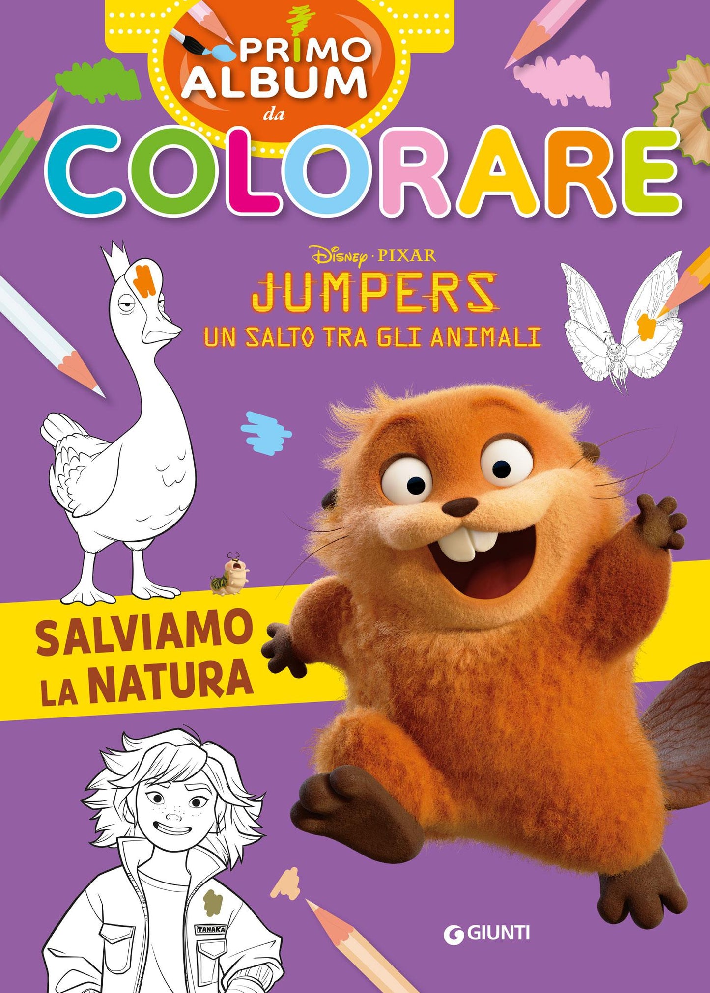 Jumpers Un salto tra gli animali - Primo album da colorare. Salviamo la natura