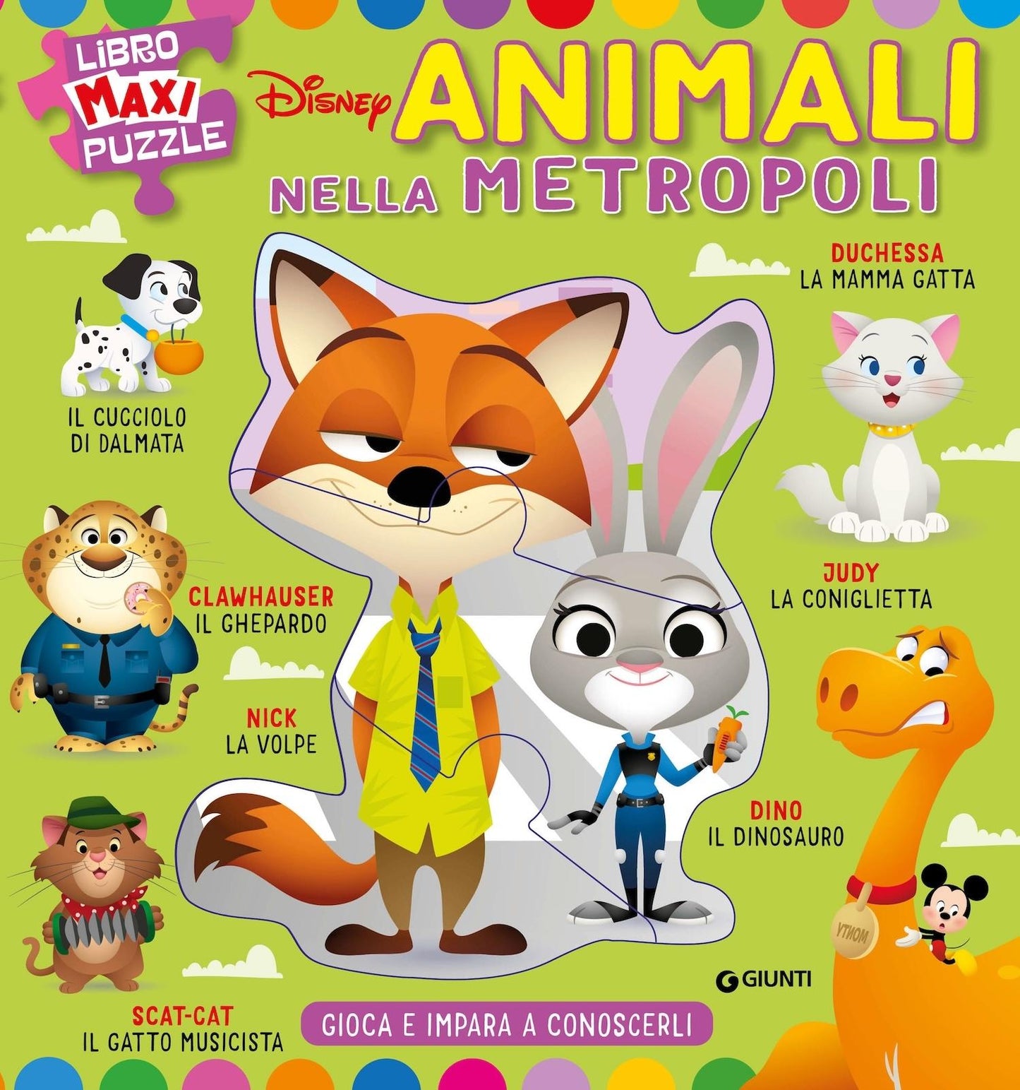 Animali nella metropoli Libro Maxi Puzzle. Gioca e impara a conoscerli