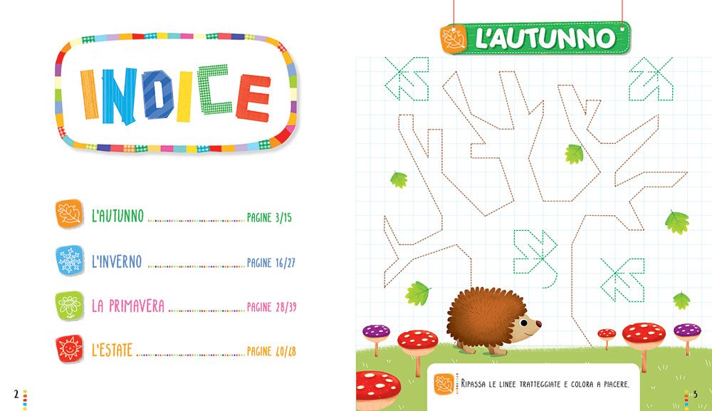 Gioco e imparo con le stagioni. Attività, giochi, pregrafismi