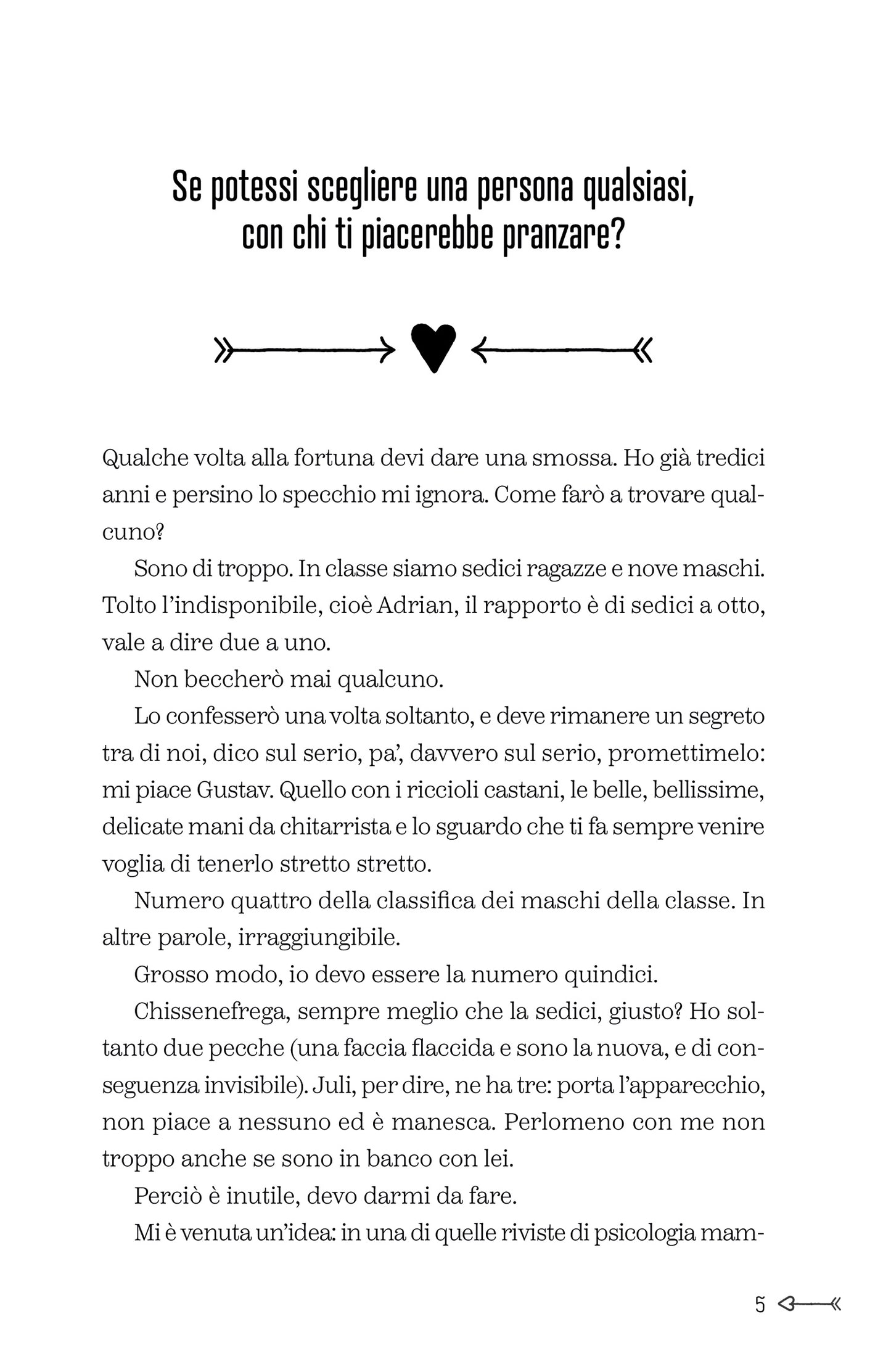 La mia checklist per innamorarsi