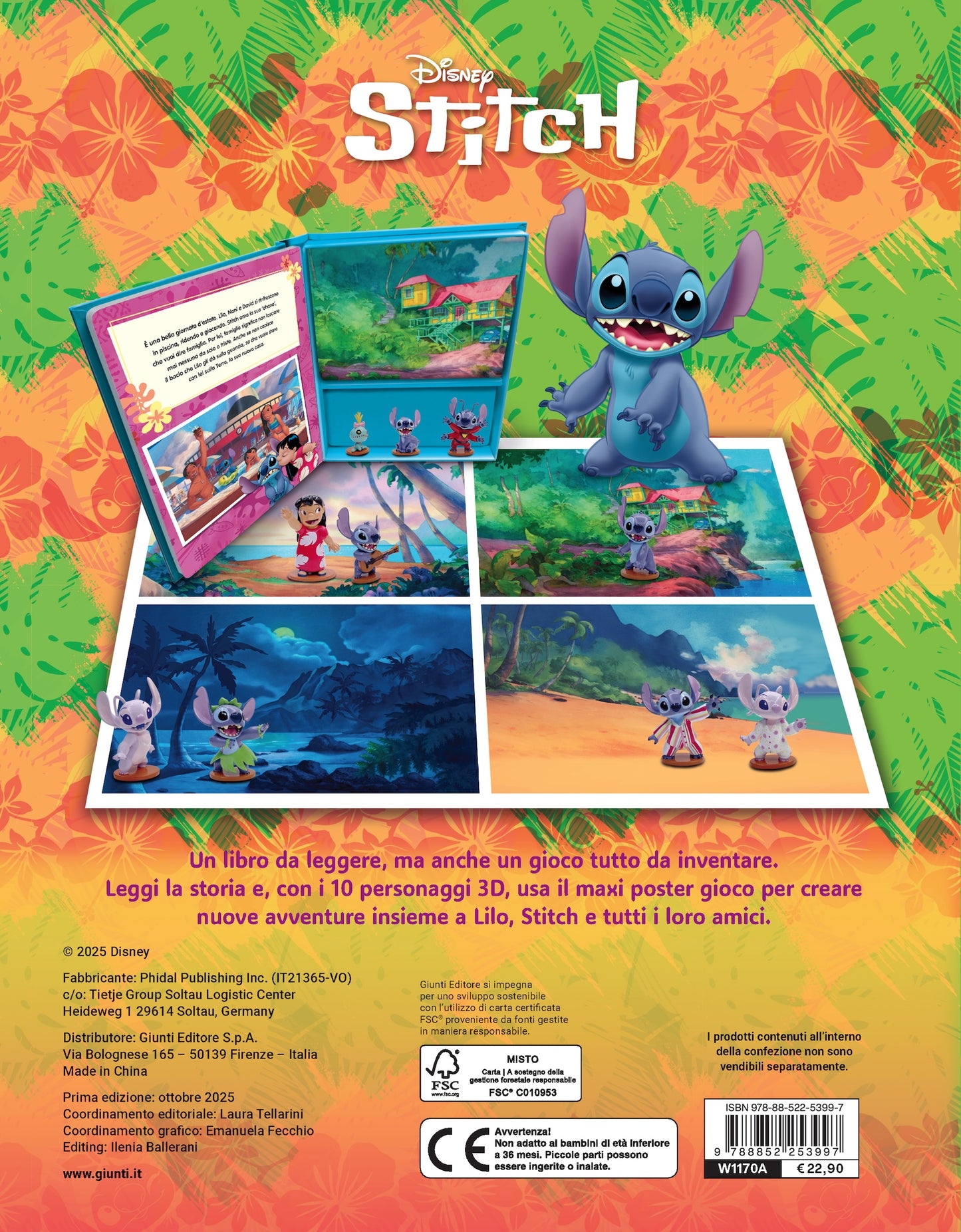 Stitch Maxi Box. Con 10 personaggi 3d, un libro e un maxi poster gioco