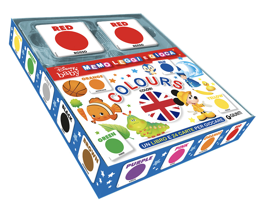 Memo Leggi e Gioca - Colours. Un libro e 24 carte per giocare