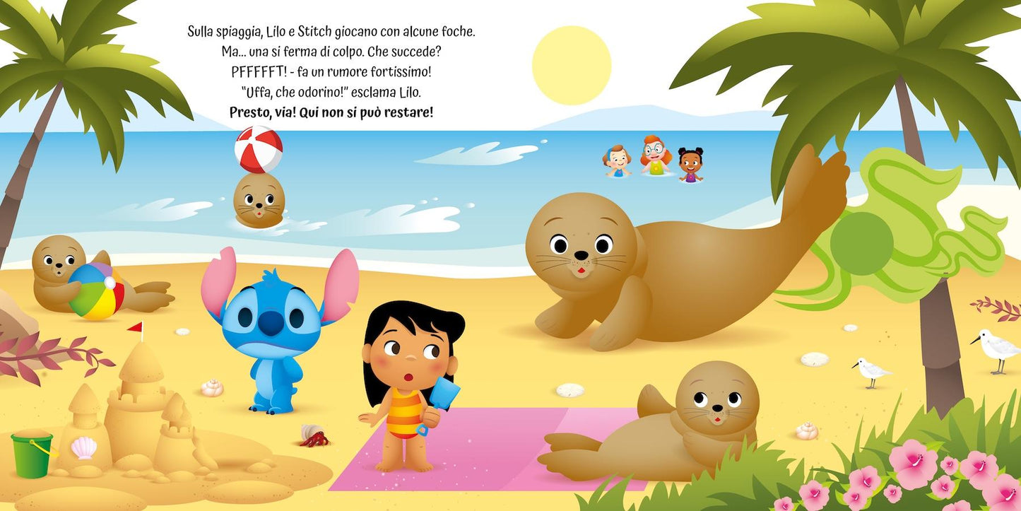 Stitch Il festival delle puzzette Libro sonoro Premi e ascolta