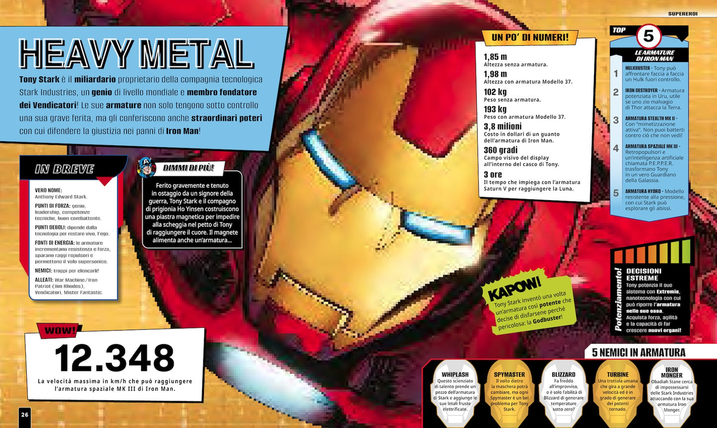 Marvel Record incredibili. Superpoteri e numeri sorprendenti