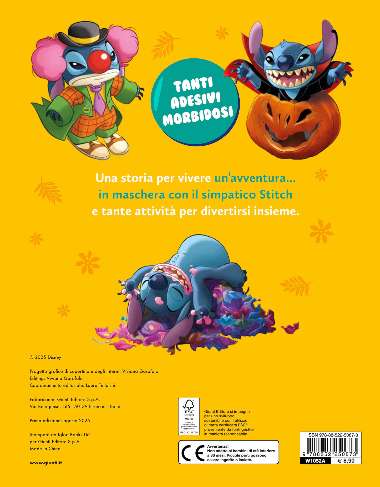 Lilo&Stitch Bubble Stickers. Con tanti adesivi morbidosi - Storia e Giochi