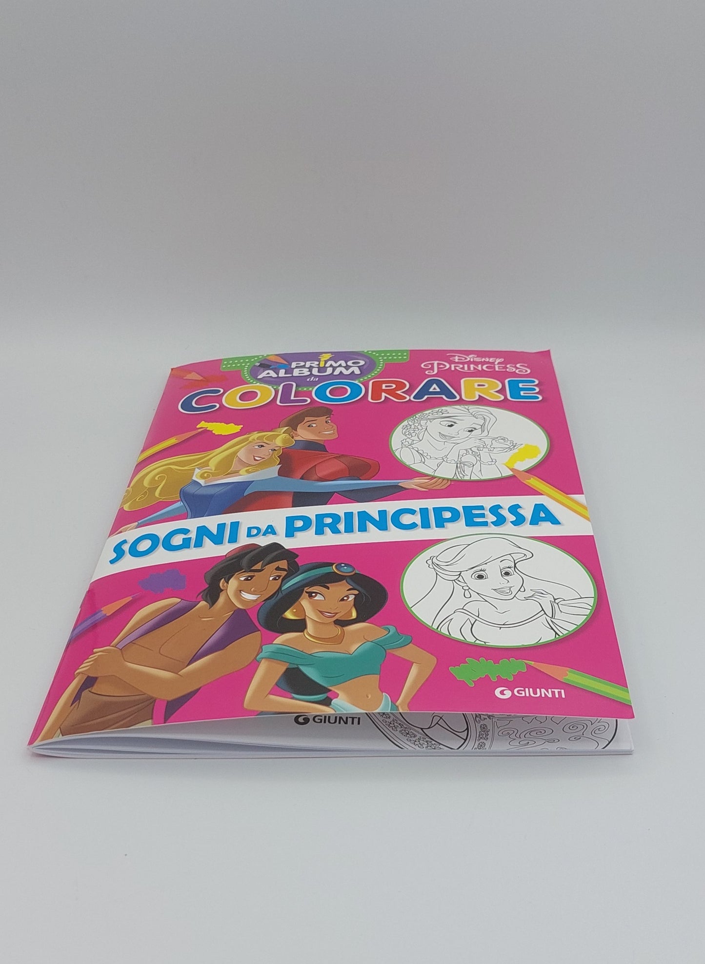 Primo album da colorare Disney Princess. Sogni da Principessa