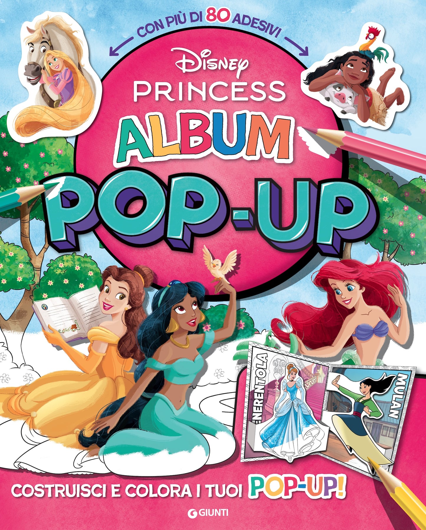 Disney Princess Album Pop-up. Con più di 80 adesivi. Costruisci e colora i tuoi pop-up