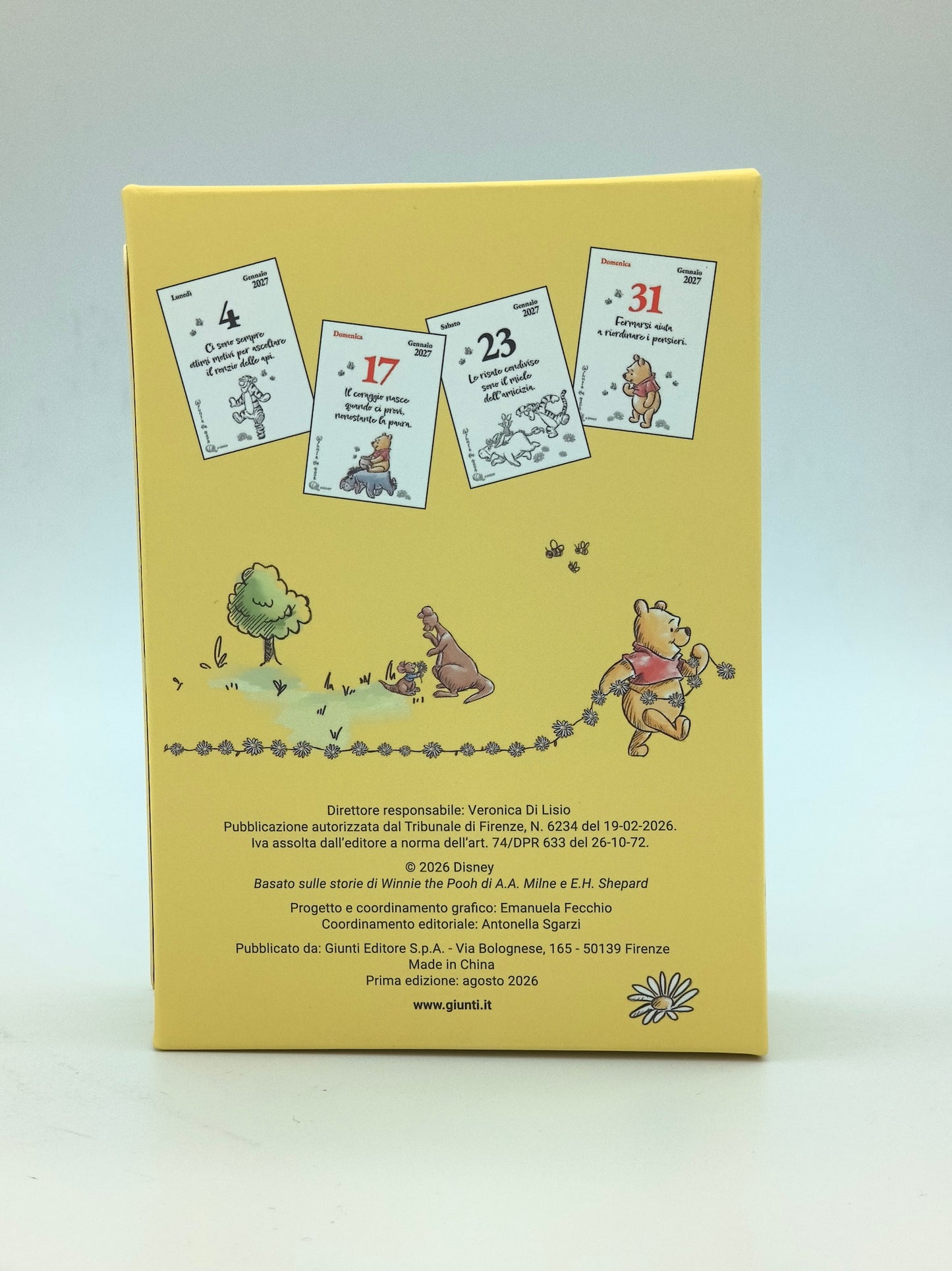 Calendario del POOHismo filosofico 2027 - 365 Aforismi e pensieri…. 365 Aforismi e pensieri ispirati alla saggezza del vivere lento dell'orso gentile