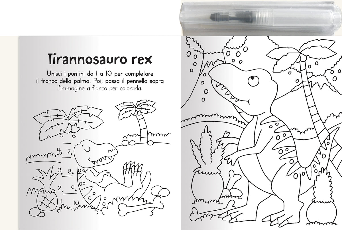 Magico Colore - Dinosauri. Basta aggiungere un po' d'acqua!