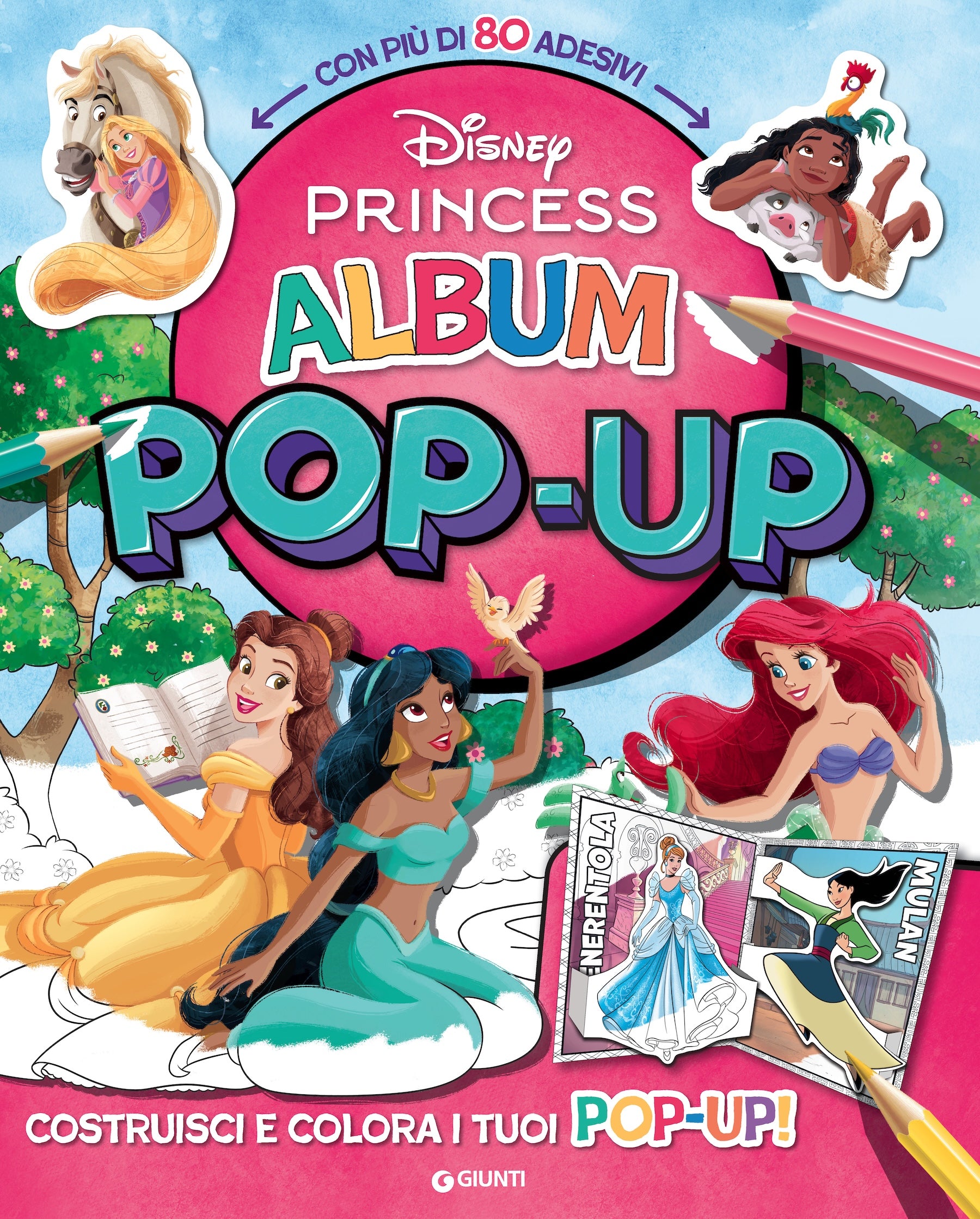 Disney Princess Album Pop-up. Con più di 80 adesivi. Costruisci e colora i tuoi pop-up