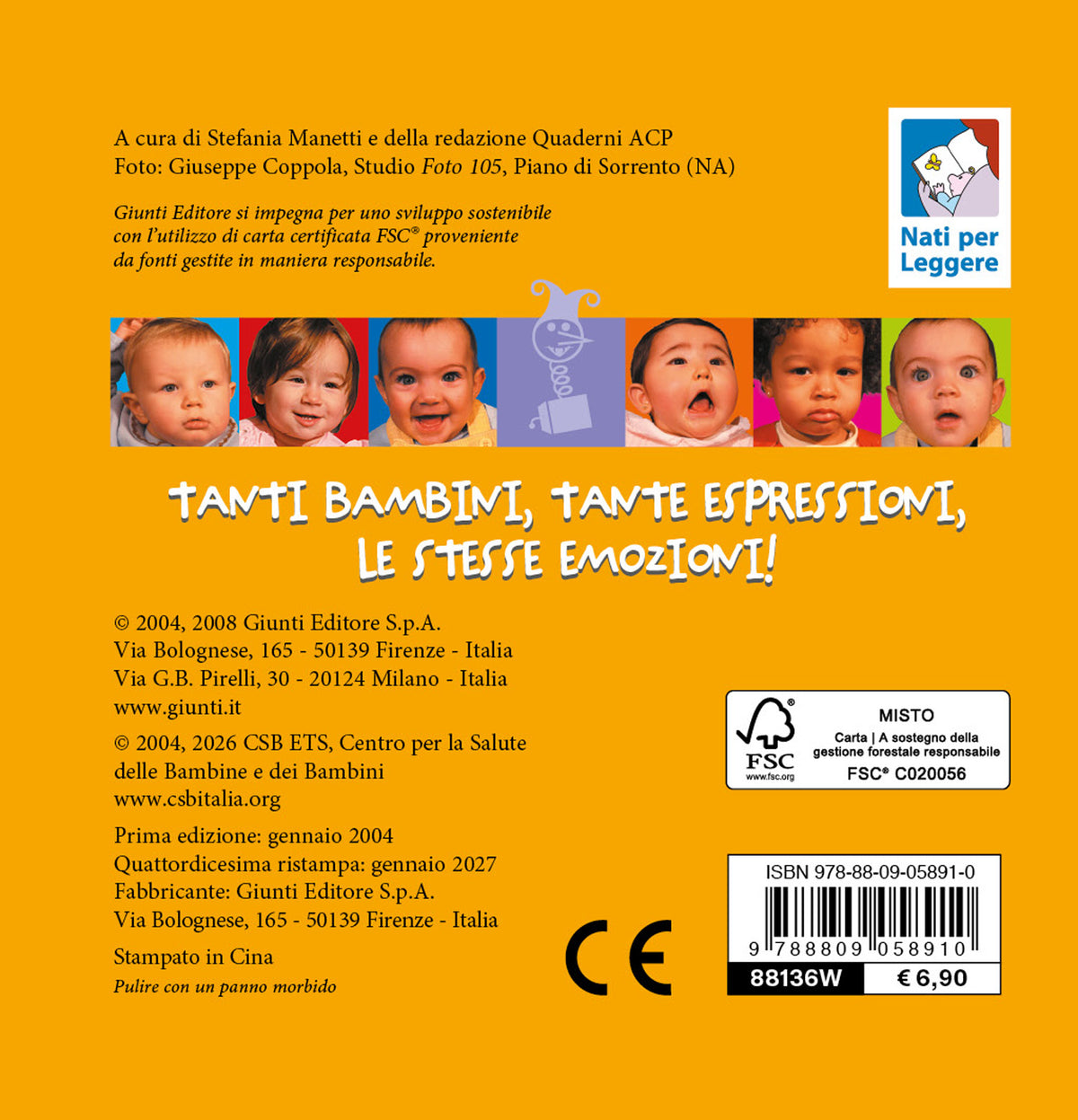 Guarda che faccia!. Progetto Nati per leggere
