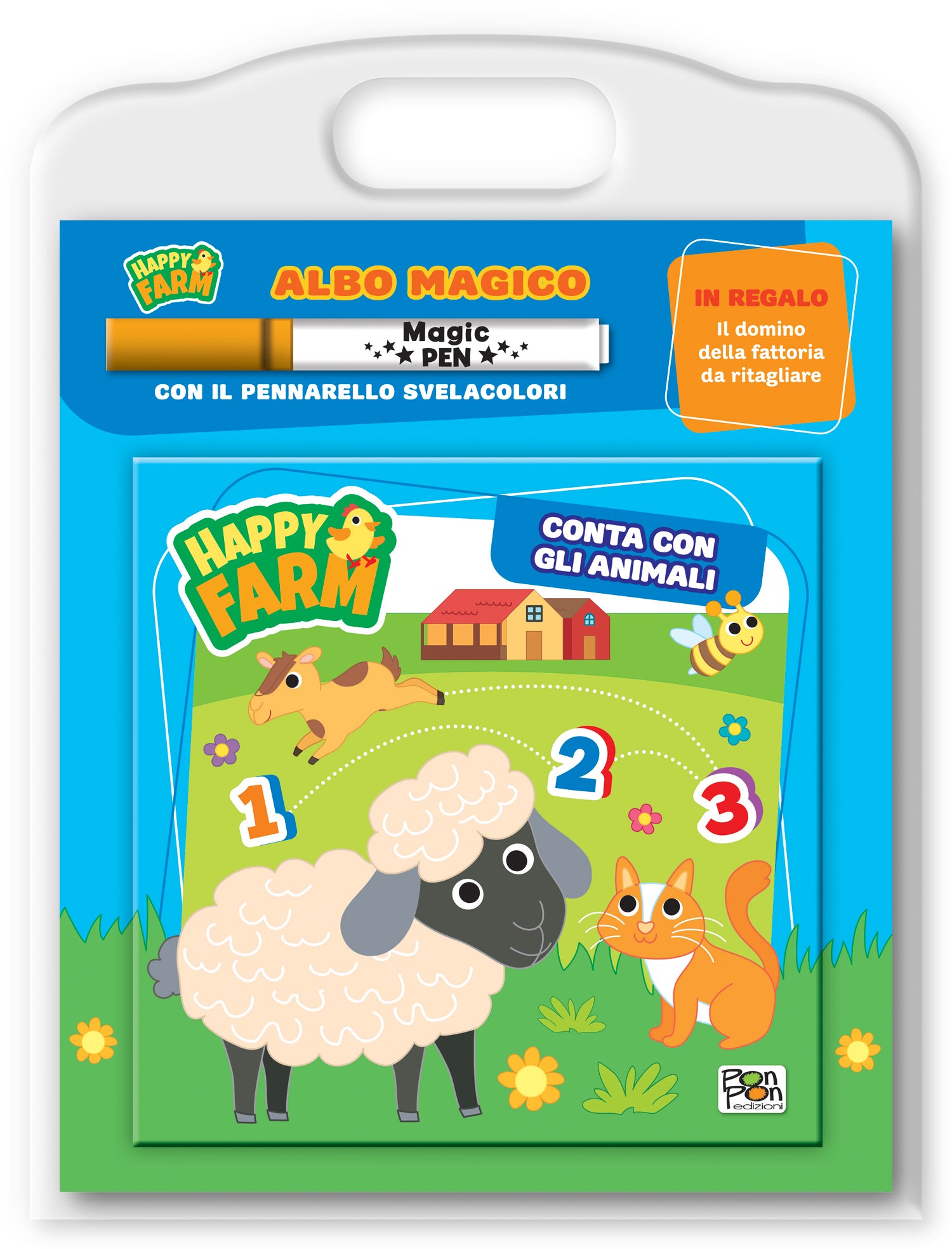 Albo magico. Happy Farm. Conta con gli animali